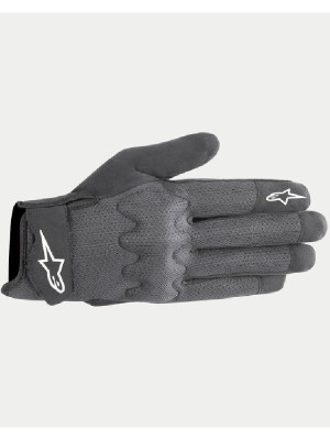 Rękawice motocyklowe tekstylne Alpinestars Stated Air czarne/srebrne