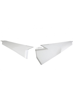 Osłony boczne tylnie UFO do Husqvarna TC 125/250 (19-22), TE 150 (20-), TE-TX 250/300 (20-), FC 250/350/450 (19-22), FE 250/350/450/501 (20-) białe 0