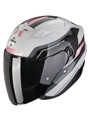Kask otwarty Scorpion Exo-230 Hipe szaro-różowy