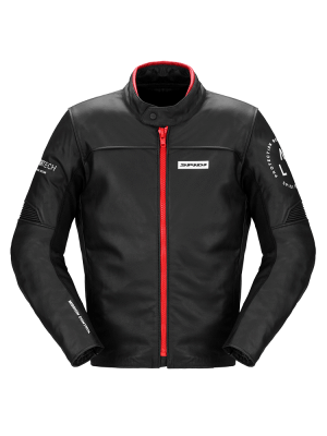 Kurtka motocyklowa skórzana Spidi Genesis czarno-czerwona