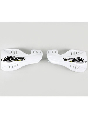 Osłony rąk (handbary) UFO do Hondy CRF 250R / CRF 250X / CRF 450R (04-07) białe