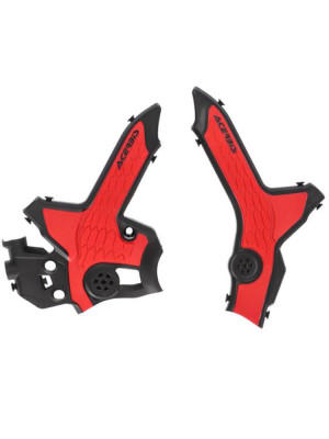 Osłony ramy Acerbis X-Grip do Honda CRF 300 L (21-22) czarno-czerwone