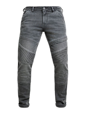 Jeansy motocyklowe John Doe Rebel szare
