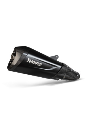 Tłumik motocyklowy Slip-On Line Akrapović Vespa GTS 300/ Sei Giorni 300 (21-24) [stal nierdzewna] czarny