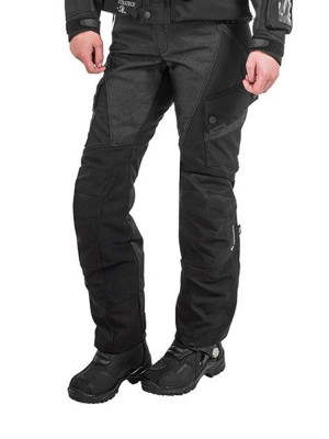 Spodnie motocyklowe damskie tekstylne Touratech Companero Summer Traveller czarne