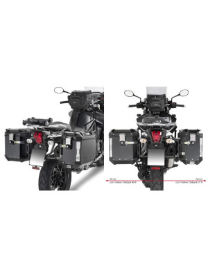 Stelaż kufrów bocznych Monokey Cam-Side Kappa Triumph Tiger 1200 (18')/ Explorer (12-17)
