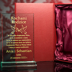 Piękny prezent na 1-99 urodziny podziękowania dla rodziców w rozsądnej cenie - rocznica ślubu
