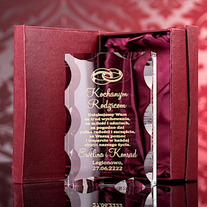 Gruby kryształ - prezent na 18 20 25 30 35 40 45 50 55 60 65 70 75 80 85 90 95 100 urodziny jubileusz upominek biznesowy GRAWEROWANA STATUETKA TROFEUM
