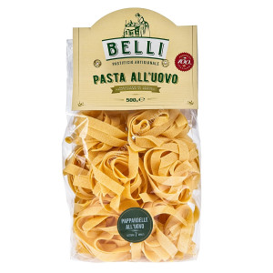 SKOSZTUJ 【Włoski makaron papardelle jajeczny】 Belli 500 g. | Delikatesy Włoskie - włoskie produkty premium