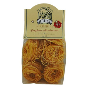 SKOSZTUJ Belli makaron Spaghetti alla chitarra (cięty) jajeczny 500 g. | Delikatesy Włoskie - włoskie produkty premium