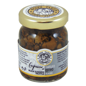 SKOSZTUJ 【Włoskie czarne trufle w kawałkach】 Poddi Tartufi  50 g - trufle czarne letnie w kawałkach (Tuber Aestivum)  | Delikatesy Włoskie - włoskie produkty premium