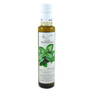 SKOSZTUJ Terre Francescane Oliwa bazyliowa 250 ml | Delikatesy Włoskie - włoskie produkty premium