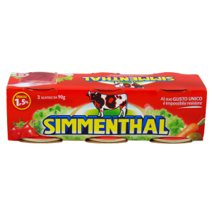 SKOSZTUJ SIMMENTHAL  Wołowina w galarecie 3 x 90g | Delikatesy Włoskie - włoskie produkty premium