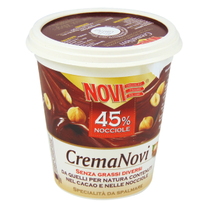 SKOSZTUJ Novi Crema Novi 45% nocciole- krem z orzechów laskowych 200 g. | Delikatesy Włoskie - włoskie produkty premium