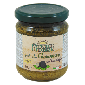 SKOSZTUJ FATTORIE UMBRE bazyliowe pesto z truflą 180g | Delikatesy Włoskie - włoskie produkty premium