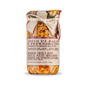 SKOSZTUJ DELIZIE DI CALABRIA - Aglio, olio e peperoncino. Czosnek i ostra papryka w oliwie 130g | Delikatesy Włoskie - włoskie produkty premium