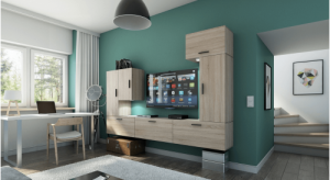Future 9 1A Modernes Wohnzimmer Wohnwand Wohnschrank Schrankwand Möbel Mediawand