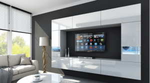 Future 29 1B Modernes Wohnzimmer Wohnwand Wohnschrank Schrankwand Möbel Mediawand