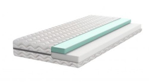 SCHAUMSTOFFMATRATZE ZWEI HÄRTEN H2/H3  80x200 dicke 12 cm