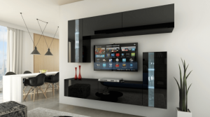Future 30 1B Modernes Wohnzimmer Wohnwand Wohnschrank Schrankwand Möbel Mediawand