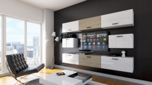 Anbauwand Wohnwand Wohnwände Schrankwand Modernes Wohnzimmer NEU Future 7 1A