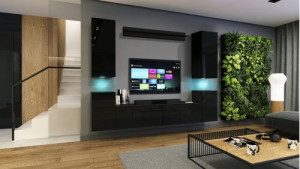 Future 64, Modernes Wohnzimmer, Wohnwände, Wohnschränke, Schrankwand, Möbel