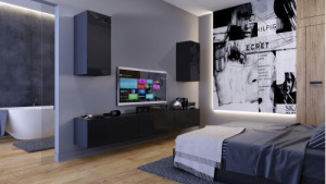 Markus N24- Modernes Wohnzimmer, Wohnwand, Wohnschrank, Schrankwand, Möbel