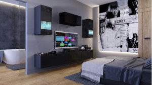 Campari N26- Modernes Wohnzimmer, Wohnwand, Wohnschrank, Schrankwand, Möbel