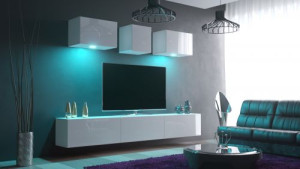 Idys N30- Modernes Wohnzimmer, Wohnwand, Wohnschrank, Schrankwand, Möbel