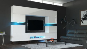 Wega N37 - Modernes Wohnzimmer, Wohnwand, Wohnschrank, Schrankwand, Möbel