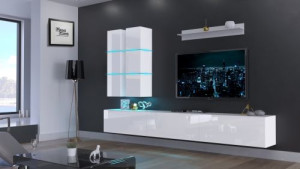 Anastazja N48- Modernes Wohnzimmer, Wohnwand, Wohnschrank, Schrankwand, Möbel