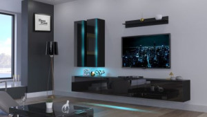 Grand N49- Modernes Wohnzimmer, Wohnwand, Wohnschrank, Schrankwand, Möbel