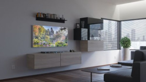 Mono N63- Modernes Wohnzimmer, Wohnwand, Wohnschrank, Schrankwand, Möbel