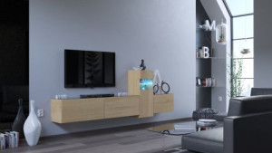 Vector N61- Modernes Wohnzimmer, Wohnwand, Wohnschrank, Schrankwand, Möbel