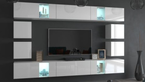 Ernest N66- Modernes Wohnzimmer, Wohnwand, Wohnschrank, Schrankwand, Möbel