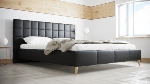 Bett Schlafbett Modernes Doppelbett Polsterbett Lattenrost 160x200 R5
