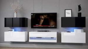 Anbauwand Wohnwand Wohnwände Schrankwand Modernes Wohnzimmer NEU Dolly  E3