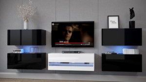 Anbauwand Wohnwand Wohnwände Schrankwand Modernes Wohnzimmer NEU Dolly  E3