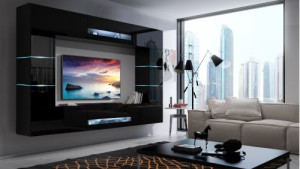Future 63, Modernes Wohnzimmer, Wohnwände, Wohnschränke, Schrankwand, Möbel