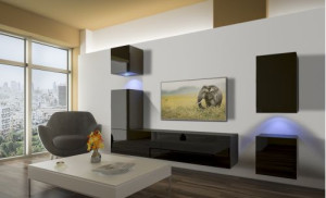 Liatrop N17- Modernes Wohnzimmer, Wohnwand, Wohnschrank, Schrankwand, Möbel