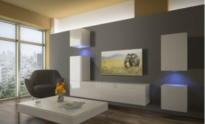Liatrop N17- Modernes Wohnzimmer, Wohnwand, Wohnschrank, Schrankwand, Möbel