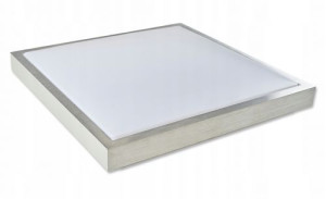 Quadratische Leuchte Lampe Plafond Deckenwand - Chrom