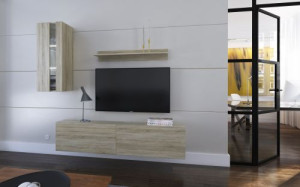 Anbauwand Wohnwand Wohnwände Schrankwand Modernes Wohnzimmer NEU Mery N271 1A