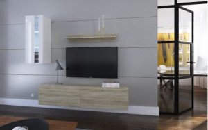 Anbauwand Wohnwand Wohnwände Schrankwand Modernes Wohnzimmer NEU Mery N271 1B