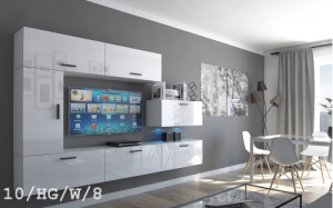 Future 10 , Modernes Wohnzimmer, Wohnwände, Wohnschränke, Schrankwand, Möbel