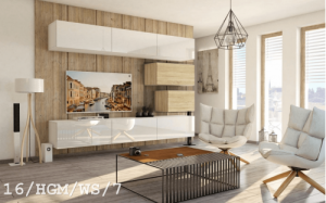 Future 16 , Modernes Wohnzimmer, Wohnwände, Wohnschränke, Schrankwand, Möbel