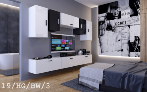 Future 19, Modernes Wohnzimmer, Wohnwände, Wohnschränke, Schrankwand, Möbel
