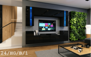 Future 24, Modernes Wohnzimmer, Wohnwände, Wohnschränke, Schrankwand, Möbel