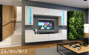 Future 24, Modernes Wohnzimmer, Wohnwände, Wohnschränke, Schrankwand, Möbel