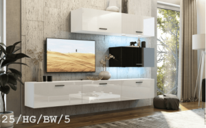 Future 25, Modernes Wohnzimmer, Wohnwände, Wohnschränke, Schrankwand, Möbel
